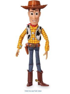 NWT - Disney Store Official Sheriff Woody Talking Action Figure